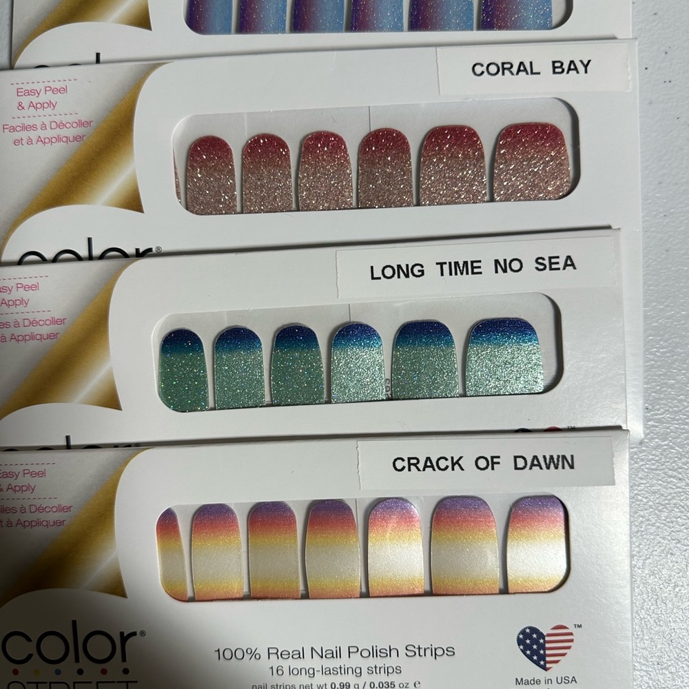 Color Street Nail Polish Strips Set